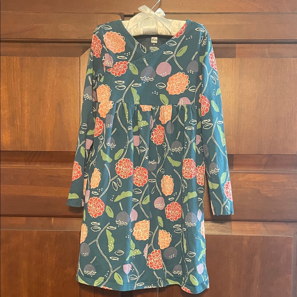 Tea Collection Wrap Neck Kids Dress